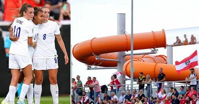 Lionesses deserve better stadiums after fans watch World Cup qualifier from waterslide