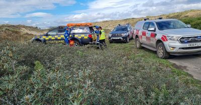 Emergency services rush to washed up 'body' spotted on beach -but it turns out to be a mannequin