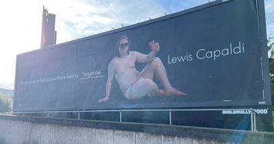 West Lothian star Lewis Capaldi strips half naked for photoshoot ahead of new single launch