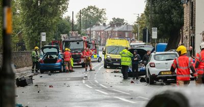 Woman rescued from vehicle after huge five car smash in Tameside