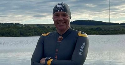 Wishaw dad set to take on monster swimming challenge to raise cash for The Brain Tumour Charity