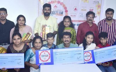 Team Snehasree wins The Hindu Pookkalam@Home Contest 2022 in Kozhikode