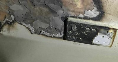 Pictures show aftermath of fire started by phone charger as Dublin Fire Brigade issue warning