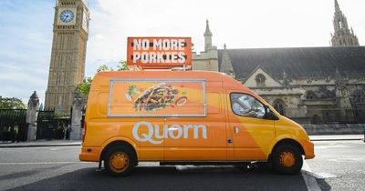 Quorn marketing stunt sees "no more porkies" delivery van visit Downing Street and Whitehall