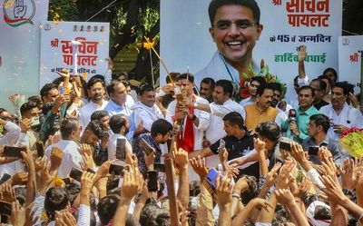 Show of strength in Jaipur on Sachin Pilot’s birthday