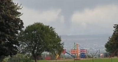 Alarm as 'waterspout' tornado sighted over Scotland amid thunderstorms