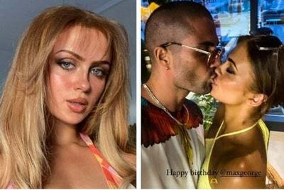 Maisie Smith shares passionate kiss with Max George on his 34th birthday after confirming romance