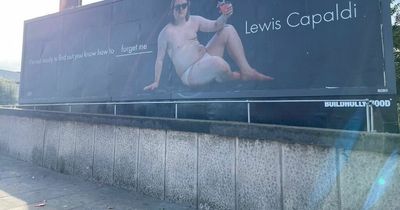 Irn-Bru hijack Lewis Capaldi's half-naked billboard photoshoot with cheeky ad campaign