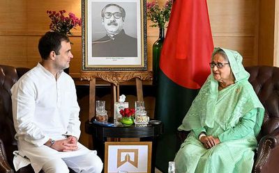 PM Hasina meets Rahul Gandhi