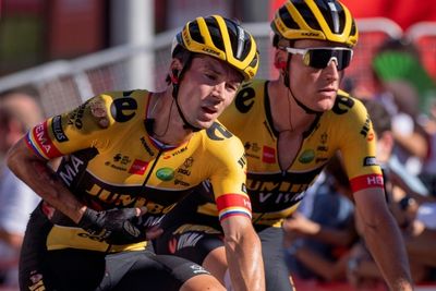 Roglic crashes in Vuelta sprint gamble as Pedersen wins stage