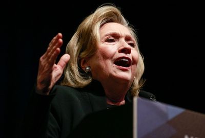 Clinton rips Trump's false equivalency