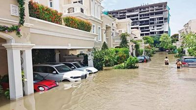 Billionaires in boats as flooded houses in elite Bengaluru locality lose light & water