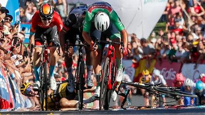 Vuelta a España contender Primož Roglič in doubt to finish race after big crash on stage 16