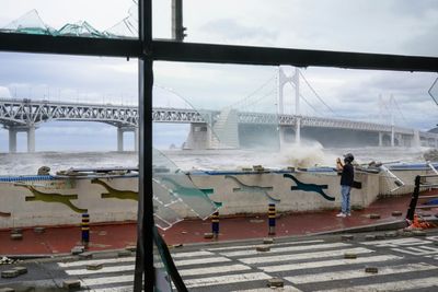 South Korea typhoon death toll rises to 10