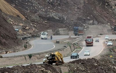 J&K: Jammu-Srinagar national highway blocked, vehicular traffic affected in Ramban due to landslide