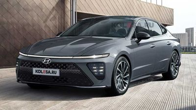 Hyundai Sonata Redesign Rendered With Staria-Inspired Face