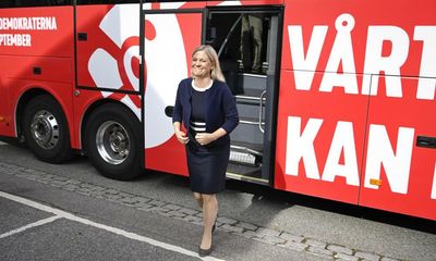 ‘Deep roots in racist organisations’: Sweden’s PM Magdalena Andersson on the far-right threat in the election