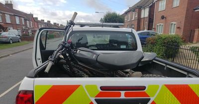 'Save your tears for the judge' Nottinghamshire Police warning for biker riding without licence