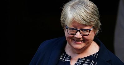 UK deputy Prime Minister Therese Coffey's Dr Dre phone alarm interrupts interview