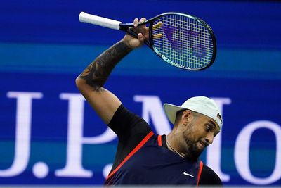 Nick Kyrgios had an embarrassing racket-breaking tantrum after U.S. Open loss