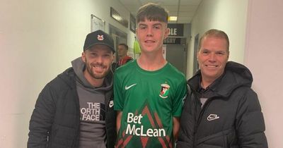 Ex-Irish League star hails teen brother's history-making moment with Glentoran