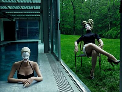 Sex dolls in the swimming pool –  Steven Klein’s best photograph