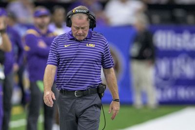 A reporter absolutely dunked on Brian Kelly after the LSU coach dissed the media for being late