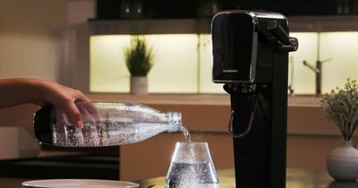 Limited edition glass designed to enhance experience of drinking sparkling water