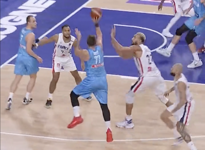 Luka Doncic hit the most unbelievable floating 3-pointer over Rudy Gobert in EuroBasket 2022