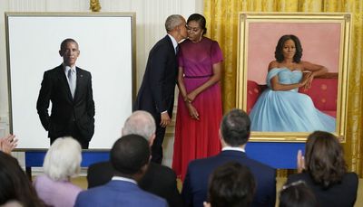 Barack, Michelle Obama White House portraits unveiled