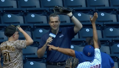 Mets field reporter hilariously got hounded for a foul ball that he caught during broadcast