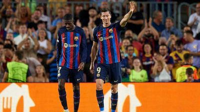 Lewandowski Scores Hat Trick in Champions League Debut for Barcelona