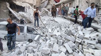 Report: Building collapses in north Syria, killing 11 people