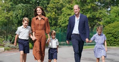 William, Kate and 'excited' Cambridge kids head off for first day of new school