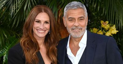 George Clooney and Julia Roberts beam during red carpet reunion after 21 years