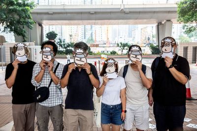 Hong Kong court finds five guilty of sedition over sheep books