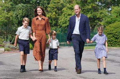 Prince Louis ignores dad William’s offer to hold his hand on first day of school