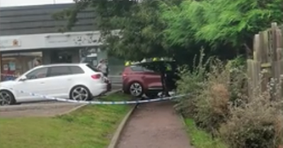 Two people rushed to Scots hospital after car crashes into tree outside Asda