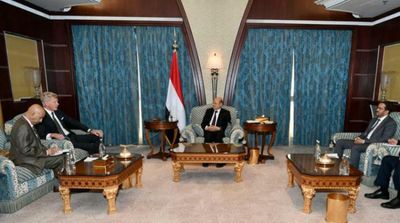 Grundberg Meets Yemen’s Al-Alimi in Riyadh