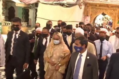 Bangladesh PM Sheikh Hasina pays obeisance at Ajmer dargah