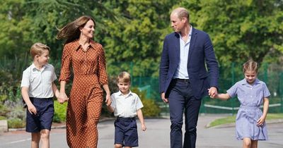 Sweet photos show royal children George, Charlotte and Louis arriving for first day at school