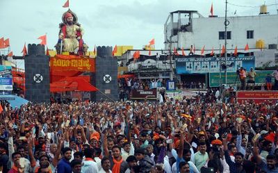 Shivamogga Police make arrangements for Ganesha procession