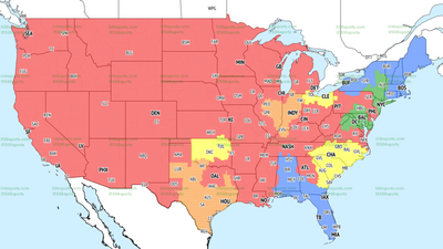 If you’re in the orange, you’ll get Colts vs. Texans on TV