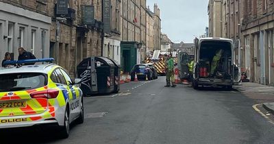 Fire crews battle Edinburgh flat blaze as smoke billows into sky