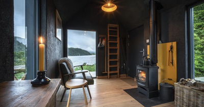 Remote west of Scotland bothy accessed by boat named one of UK's best log cabins