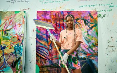 ‘Painting takes me over – like witchcraft’: Jadé Fadojutimi, art’s hottest property