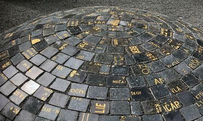 Broken Jewish tombstones used to pave Czech square made into memorial