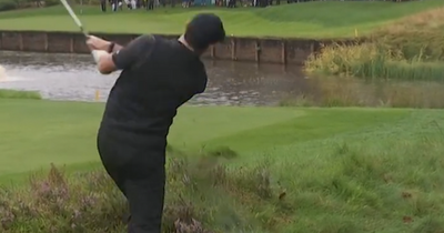 Rory McIlroy in relatable golf moment as ball travels less than a yard