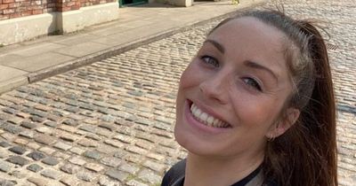 Pregnant ITV Coronation Street star Julia Goulding glowing on the cobbles as fans point out problem with photo
