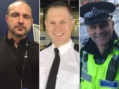 Three police chiefs sacked for inappropriate behaviour at work party